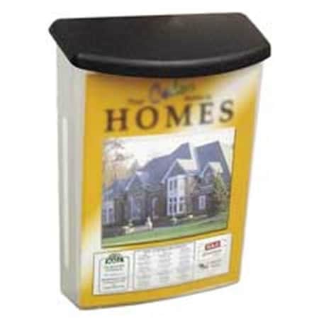 Deflecto Deflect-O Corporation DEF790901 Outdoor Literature Organizer- 10 in x4-.50 in x13-.13 in - Black-Clear 790901